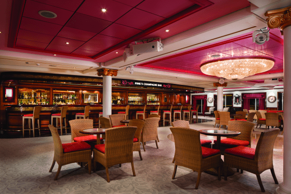 pink champagne bar