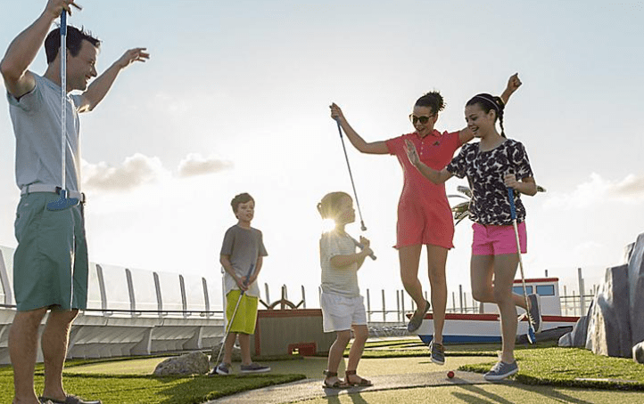 brilliance of the seas minigolf