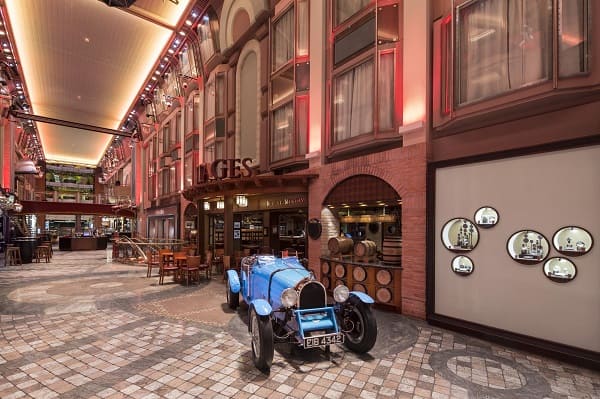 Views down the central promenade, Voyager Class