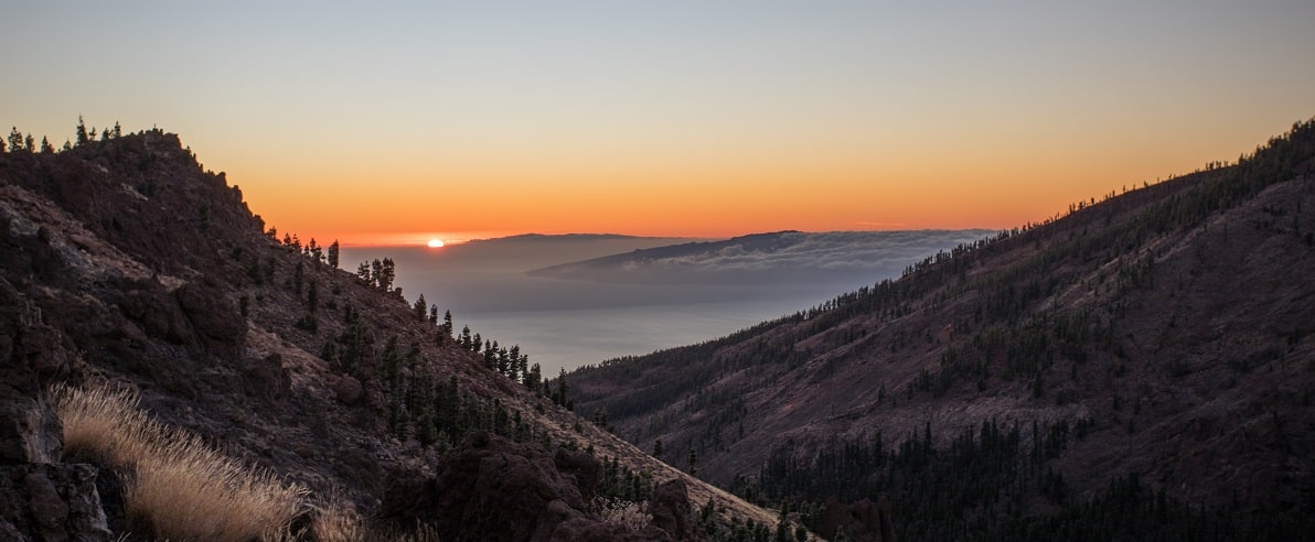 sunrise in tenerife