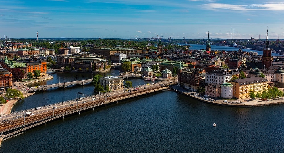 city of Stockholm in sweden